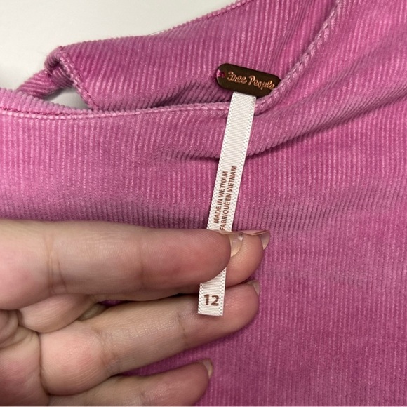 NWT New Free People - Corduroy Starlight Mini Dress - Size 12 - Picture 10 of 12